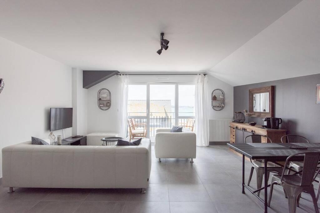 Appartement 4 Etoiles Vue Mer Et Bord De Plage Chez Odette Saint-Malo Luaran gambar
